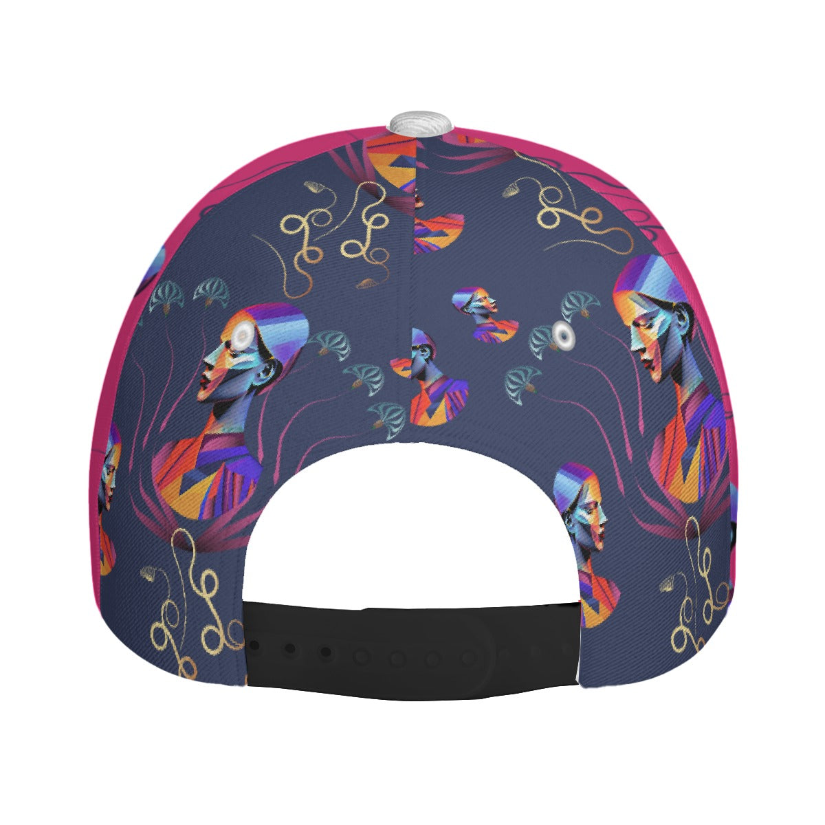 All-Over Print Unisex Peaked Cap With Box Kukloso Abstract Geo No 1239