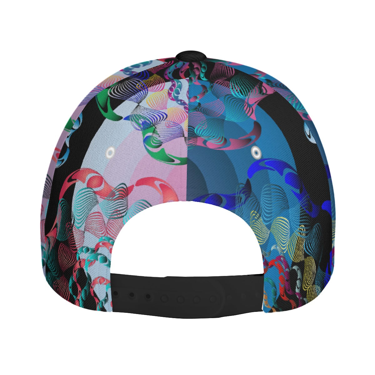 All-Over Print Unisex Peaked Cap With Box Kukloso Abstract Geo No 939