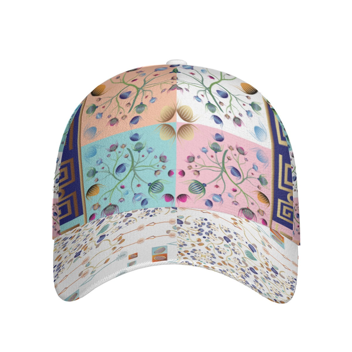 All-Over Print Unisex Peaked Cap With Box Kukloso Abstract Geo No 901