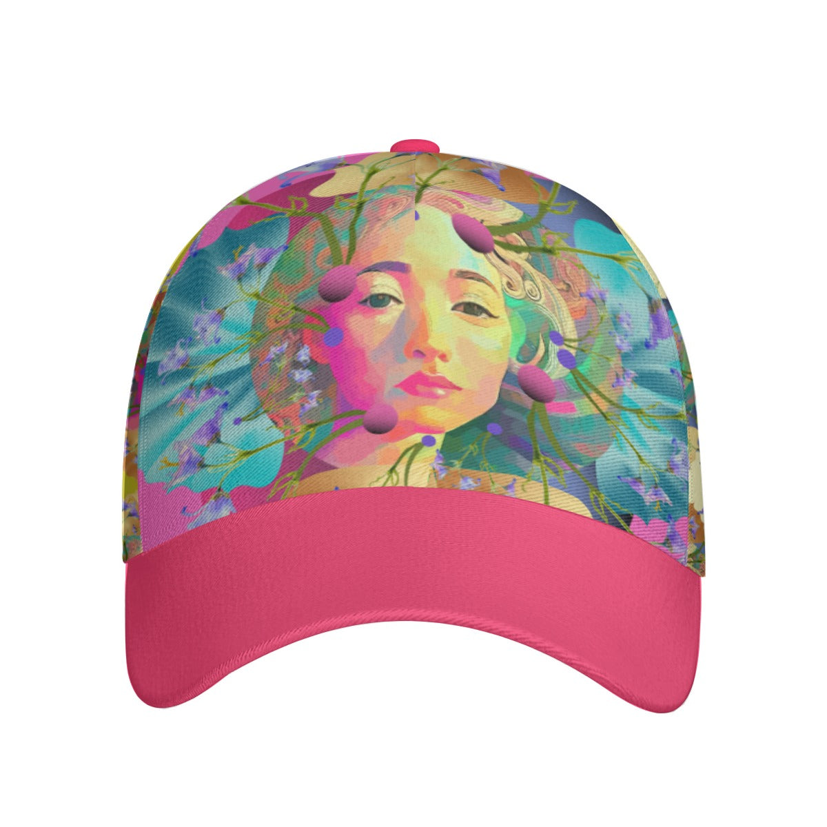 All-Over Print Unisex Peaked Cap With Box Kukloso Abstract Geo No 1361