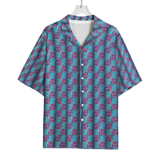 AOP Men's Hawaiian Rayon Shirt Kukloso Geo No 125