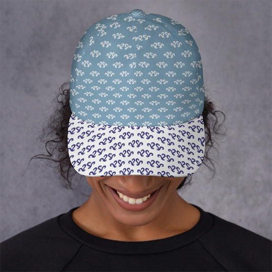 All-Over Unisex Print Peaked Cap With Box Kukloso Abstract Geo No 1157