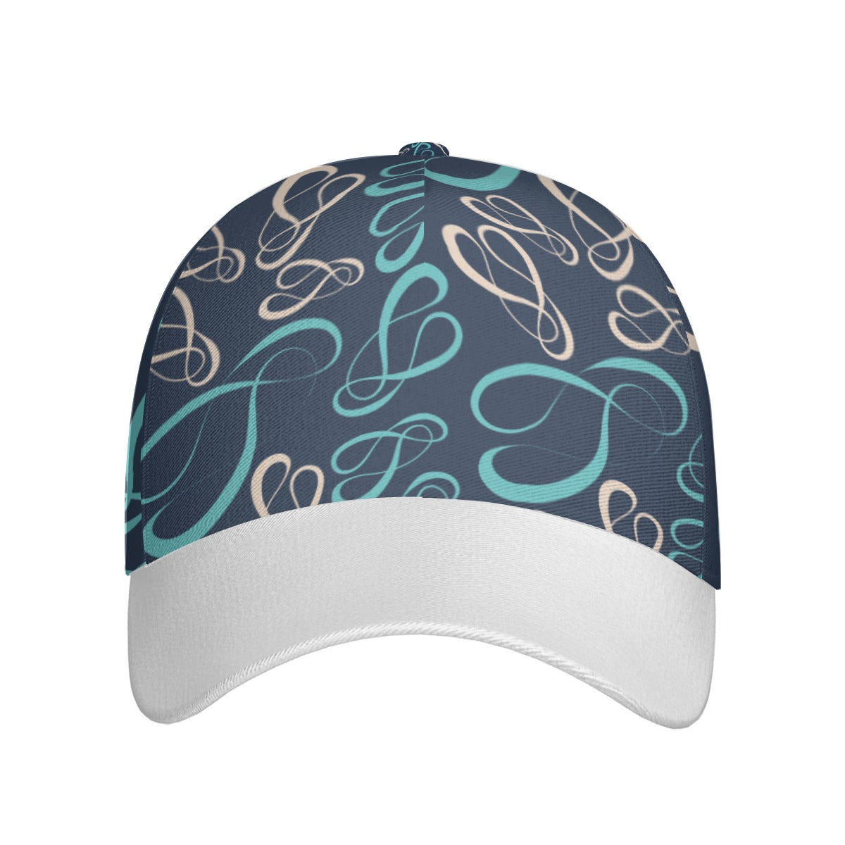 All-Over Unisex Print Peaked Cap With Box Kukloso Abstract Geo No 77