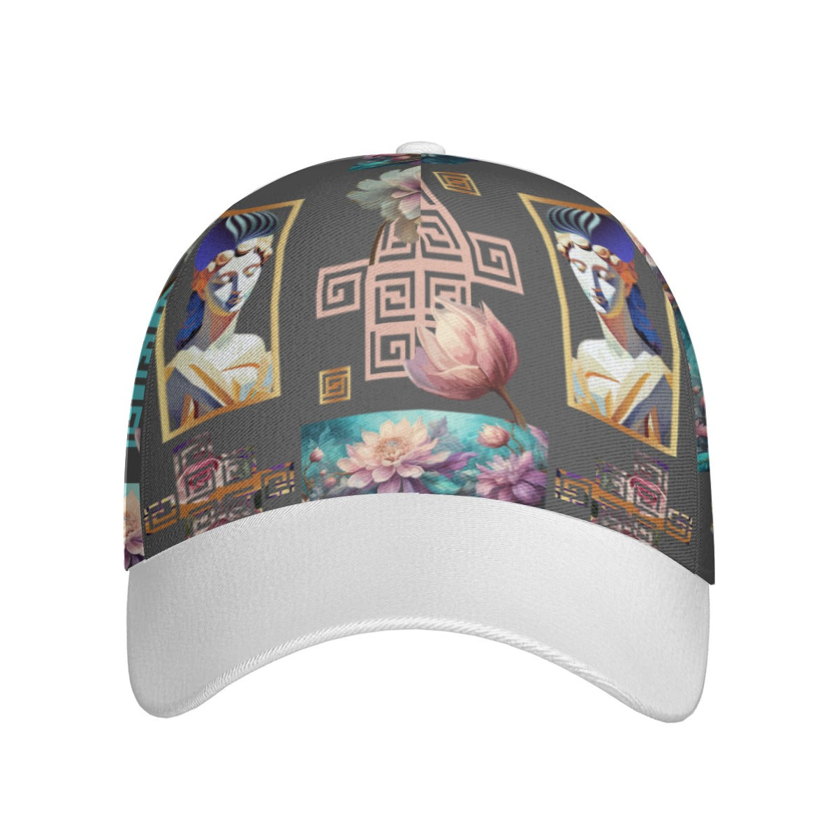 All-Over Print Unisex Peaked Cap With Box Kukloso Abstract Geo No 1811