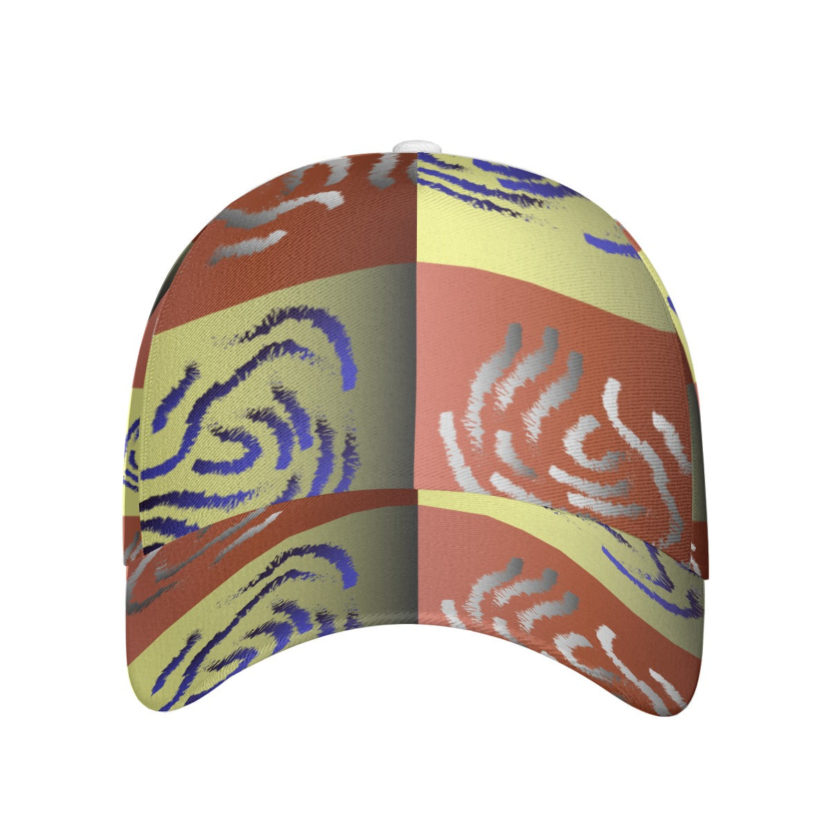 All-Over Print Unisex Peaked Cap With Box Kukloso Abstract Geo No 1380