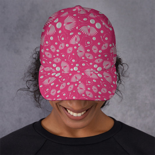 All-Over Print Unisex Peaked Cap With Box Kukloso Geo Abstract No 407