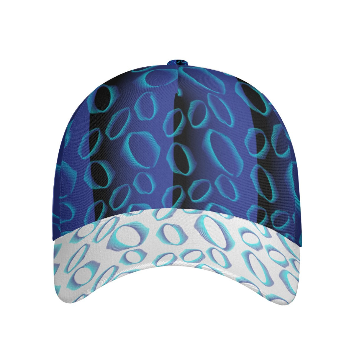 All-Over Unisex Print Peaked Cap With Box Kukloso Abstract Geo No 185