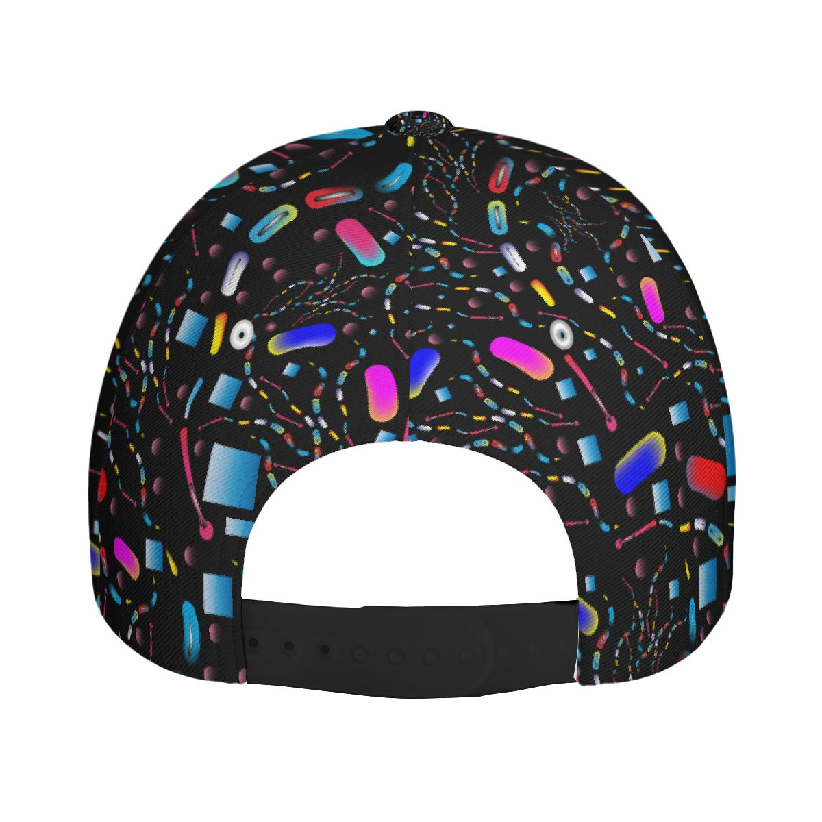 All-Over Unisex Print Peaked Cap With Box Kukloso Abstract Geo No 412