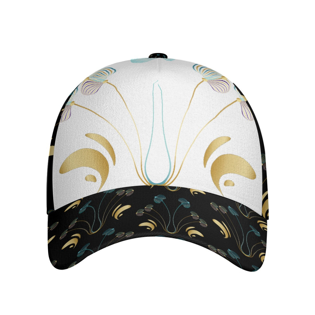 All-Over Print Unisex Peaked Cap With Box Kukloso Abstract Geo No 1168