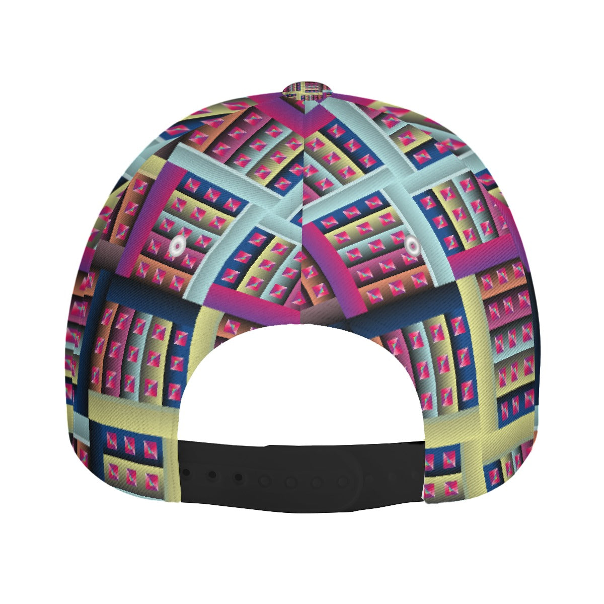 All-Over Unisex Print Peaked Cap With Box Kukloso Abstract Geo No 754