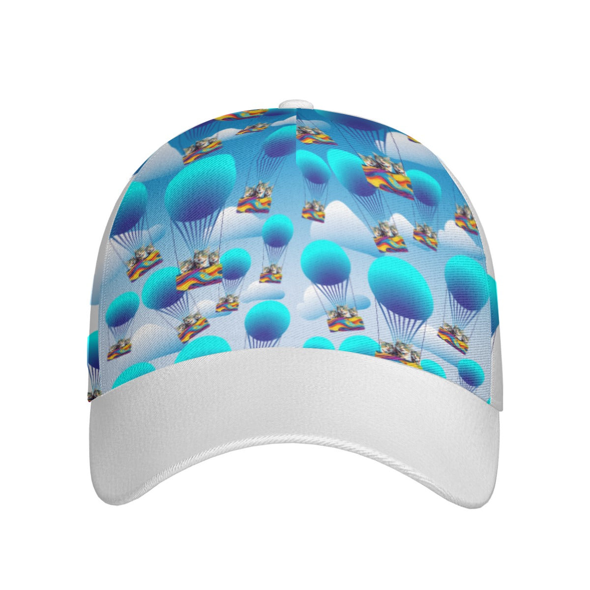 All-Over Print Unisex Peaked Cap With Box Kukloso Abstract Geo No 1599