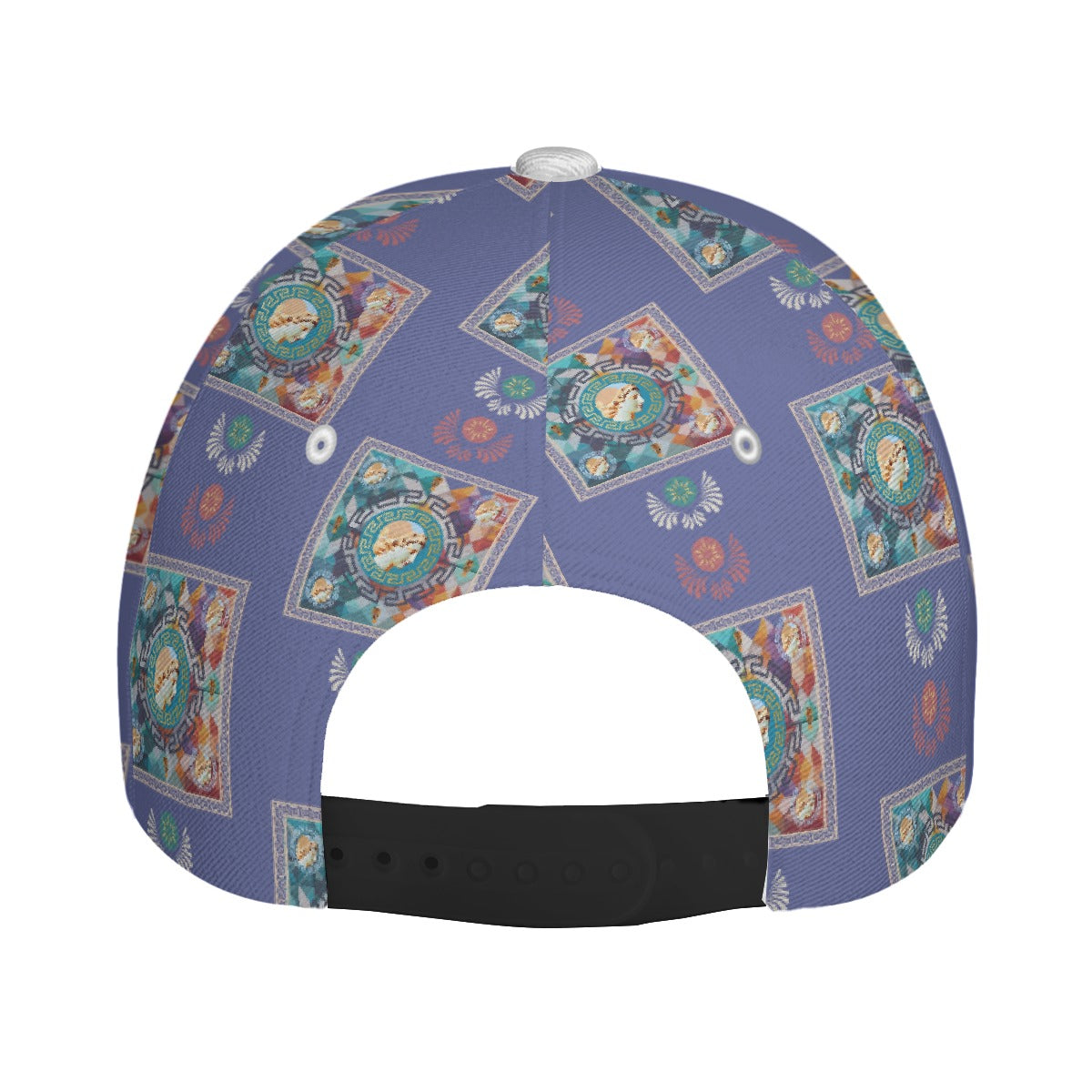 All-Over Print Unisex Peaked Cap With Box Kukloso Abstract Geo No 1507