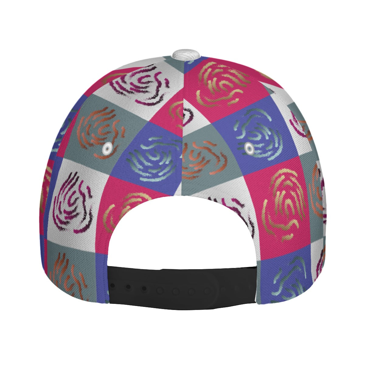 All-Over Print Unisex Peaked Cap With Box Kukloso Abstract Geo No 1376