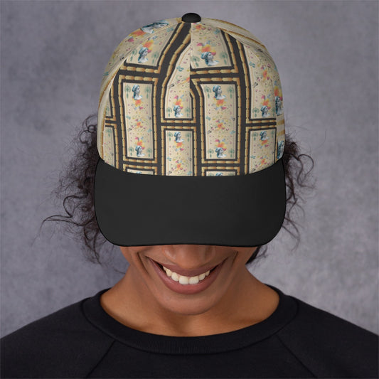 All-Over Print Unisex Peaked Cap With Box Kukloso Abstract Geo No 1837