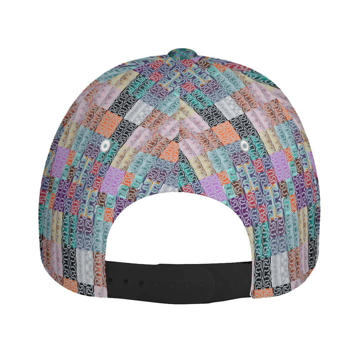 All-Over Print Unisex Peaked Cap With Box Kukloso Geo Abstract No 265