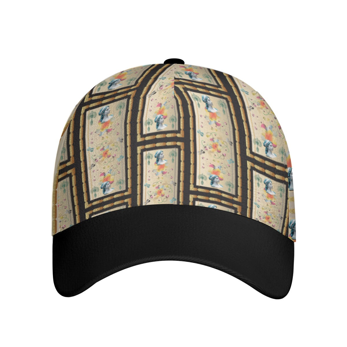 All-Over Print Unisex Peaked Cap With Box Kukloso Abstract Geo No 1837