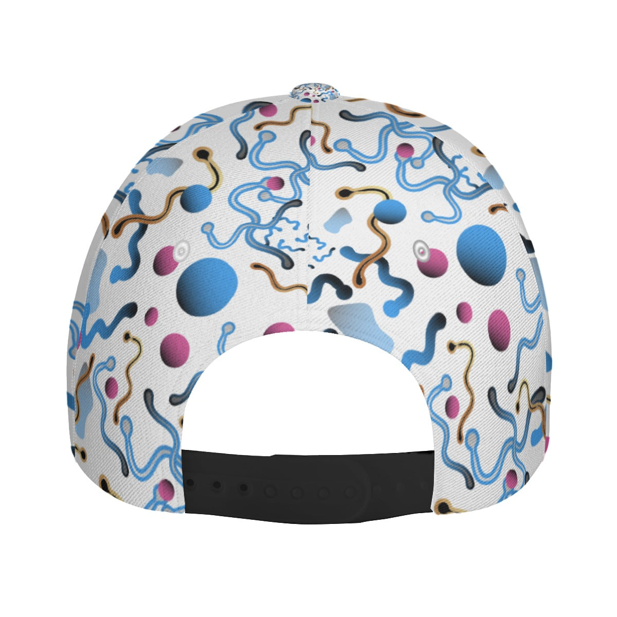 All-Over Print Unisex Peaked Cap With Box Kukloso Abstract Geo No 1821