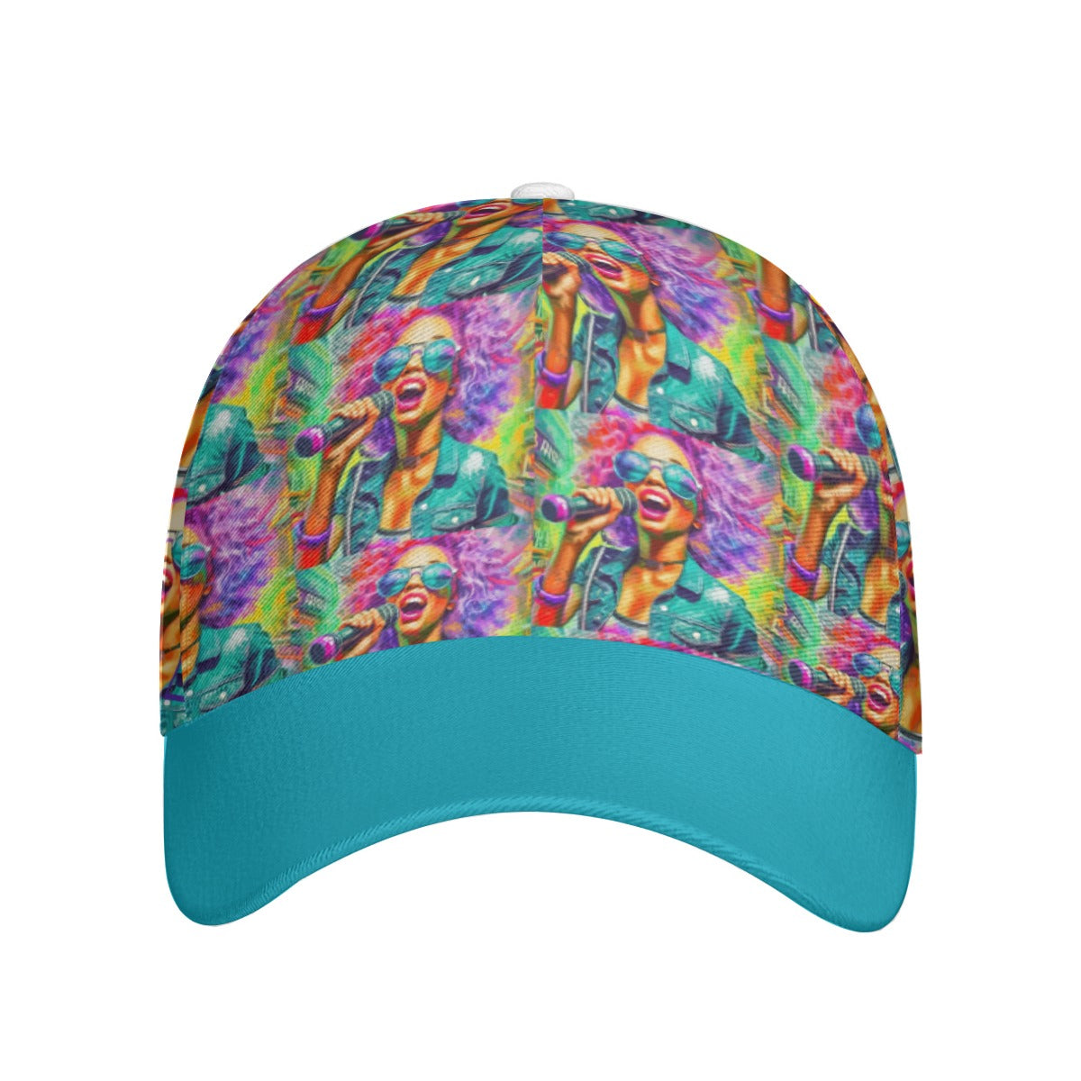 All-Over Print Unisex Peaked Cap With Box Kukloso Abstract Geo No 1025