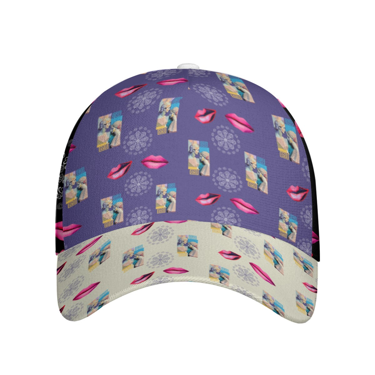 All-Over Print Unisex Peaked Cap With Box Kukloso Abstract Geo No 735