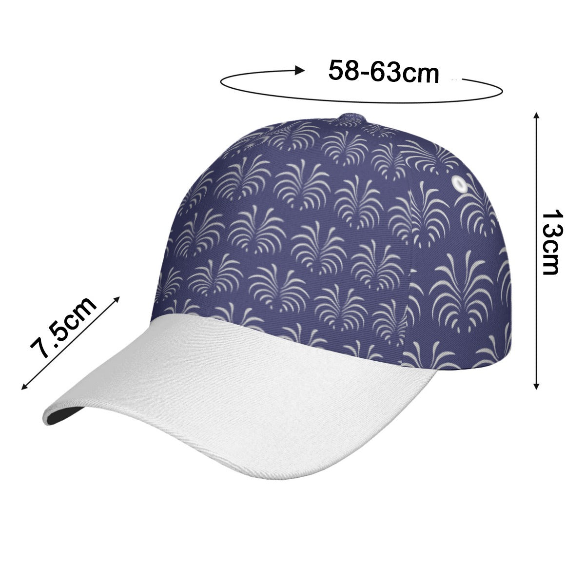 All-Over Unisex Print Peaked Cap With Box Kukloso Abstract Geo No 1081