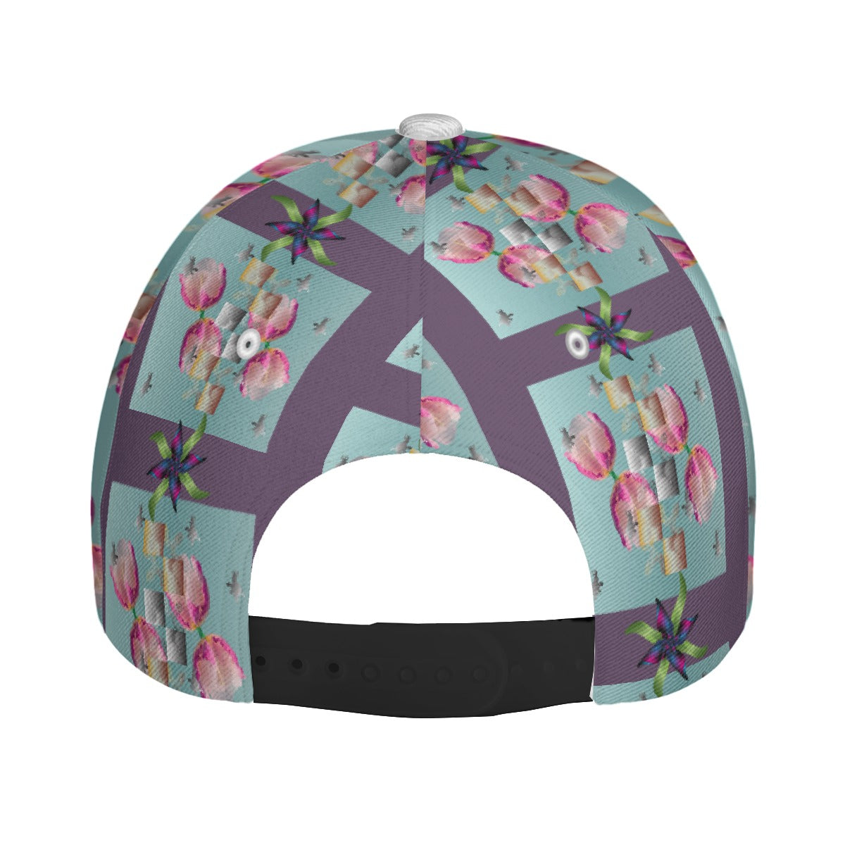 All-Over Print Unisex Peaked Cap With Box Kukloso Abstract Geo No 1543