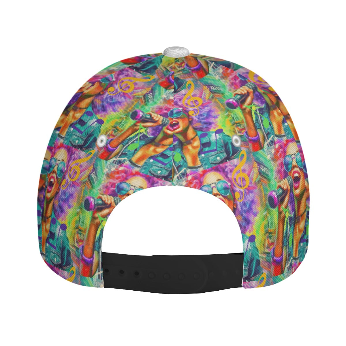 All-Over Print Unisex Peaked Cap With Box Kukloso Abstract Geo No 1025