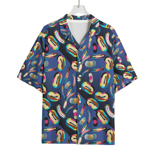 AOP Men's Hawaiian Rayon Shirt Kukloso Abstracticon No 6