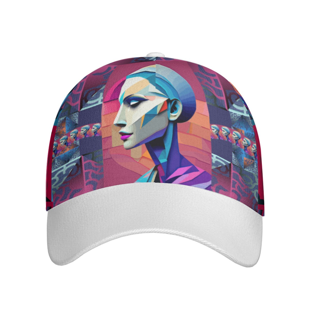 All-Over Print Unisex Peaked Cap With Box Kukloso Abstract Geo No 820