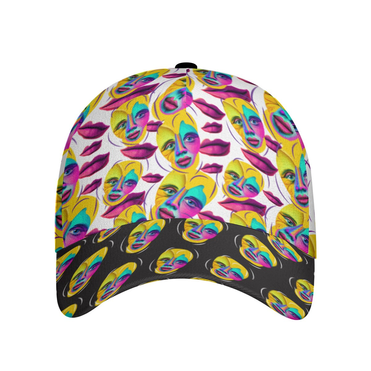 All-Over Print Unisex Peaked Cap With Box Kukloso Abstract Geo No 1248