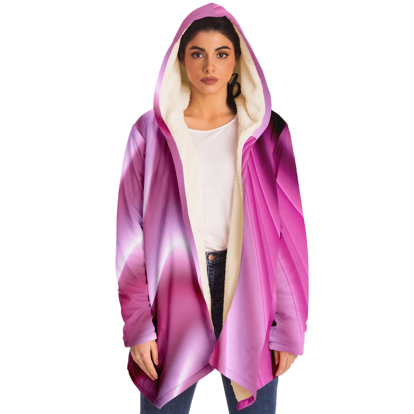 Microfleece Cloak - AOP Kukloso Color Flows No 9 - Free Shipping