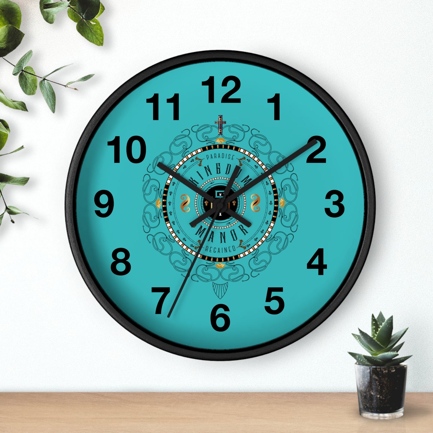 Wall Clock Kukloso 'Kingdom Manor' A Metaphor for Heaven - Free Shipping