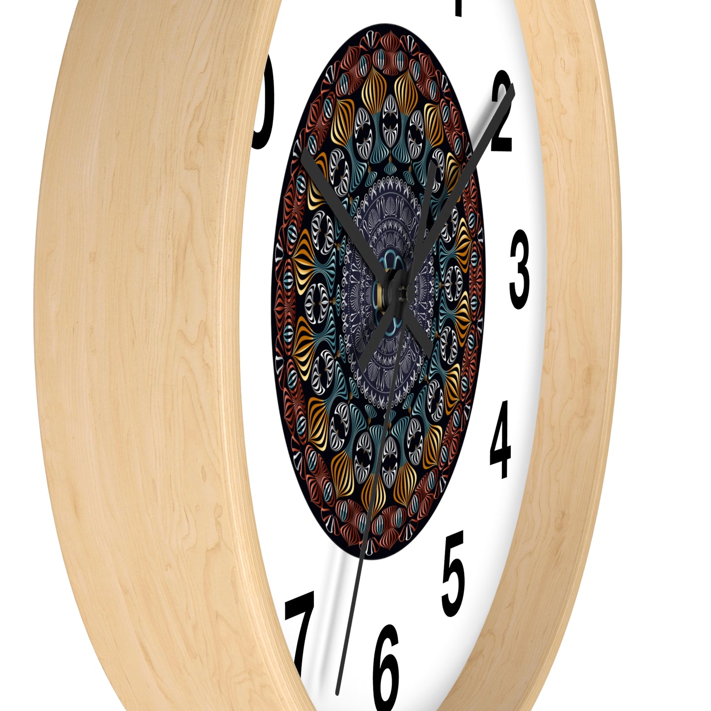 Wall Clock Kukloso Kuklos No 4420 Mandala - Free Shipping