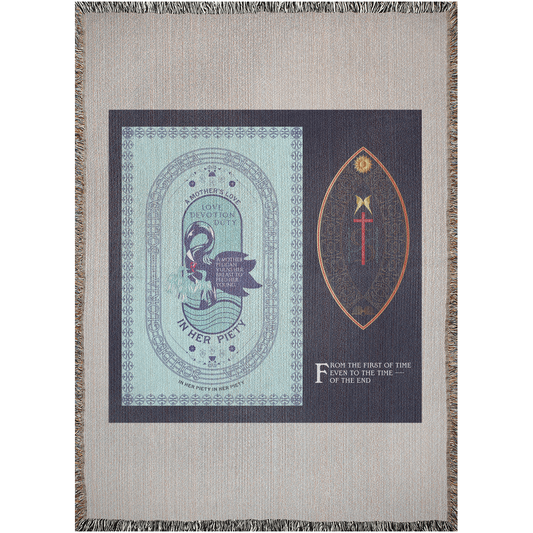 Woven Blankets Kukloso "In Her Piety", The Vulning Pelican No 3 - Free Shipping