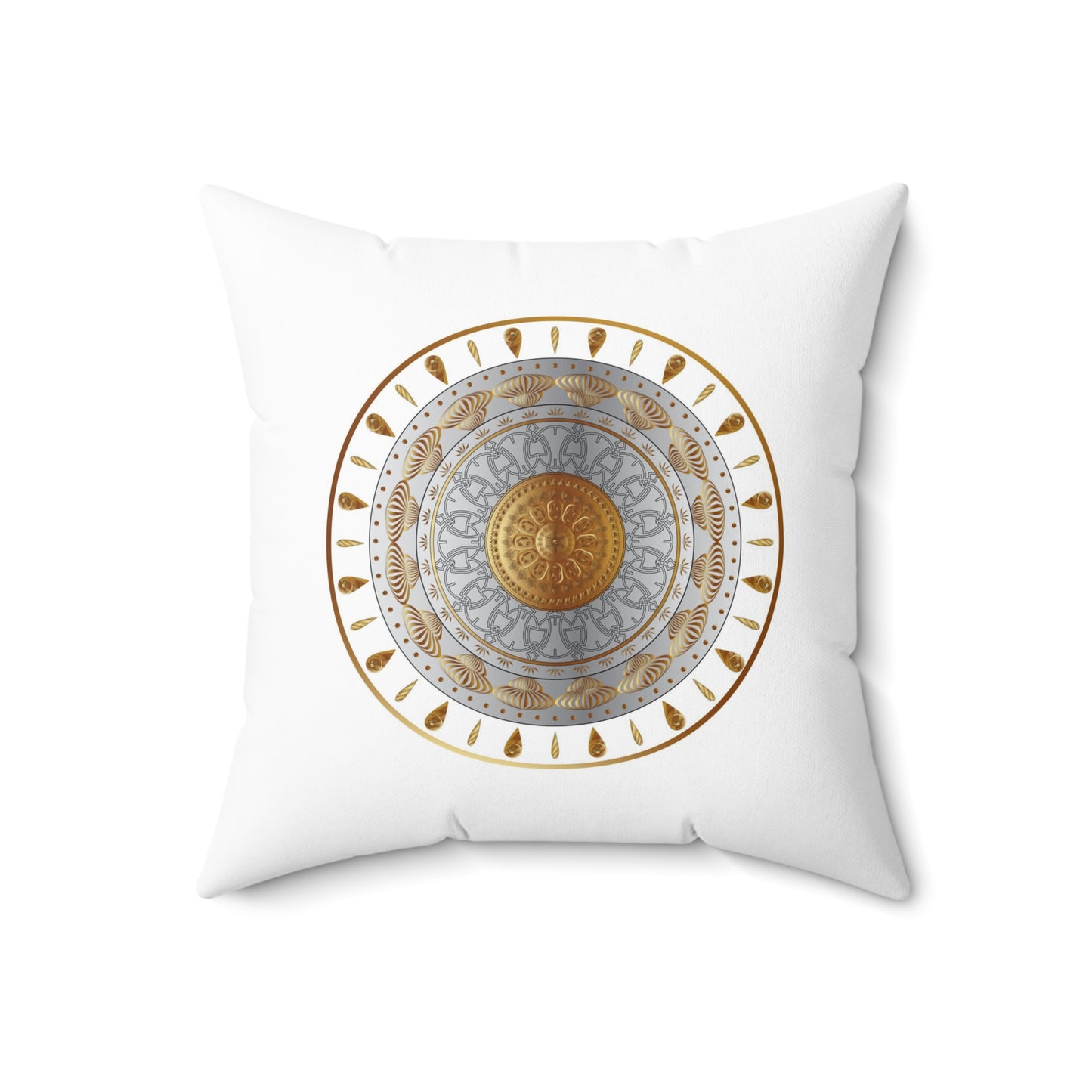 Spun Polyester Square Pillow Kukloso Mandala Designs No 3531 & 3661 - Free Shipping