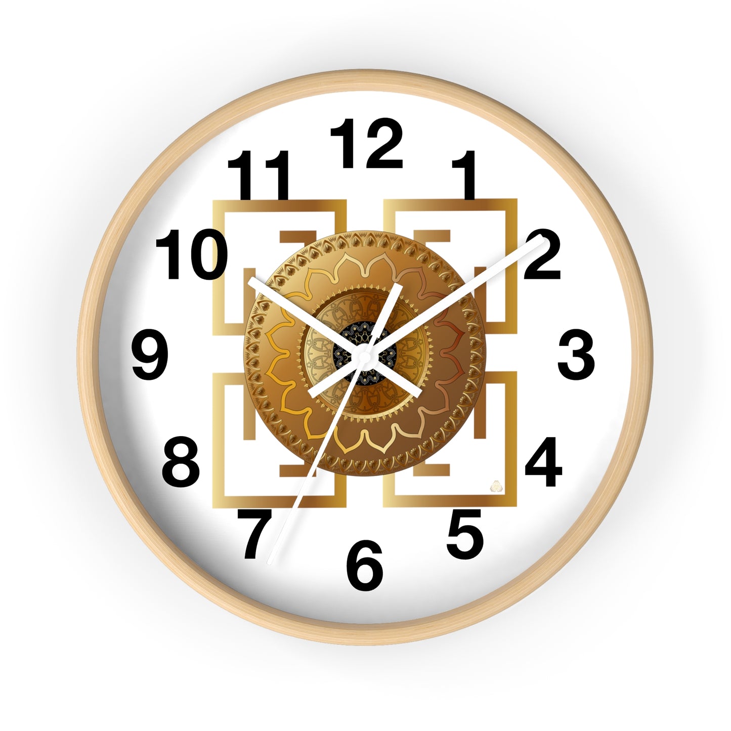 Wall Clock Kukloso OVC No 4192 Mandala - Free Shipping