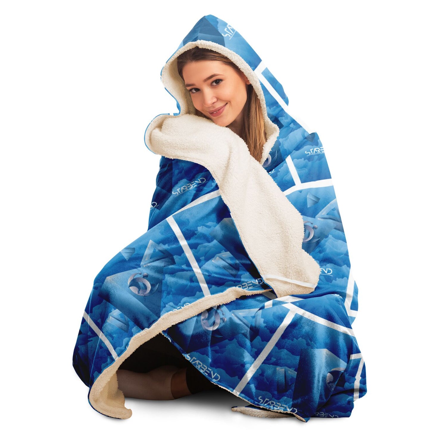 Hooded Blanket - AOP Kukloso StarBend - Free Shipping