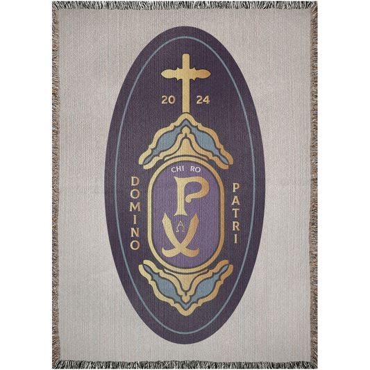 Woven Blankets  Kukloso 'Domino Patri PX Christogram' - Free Shipping