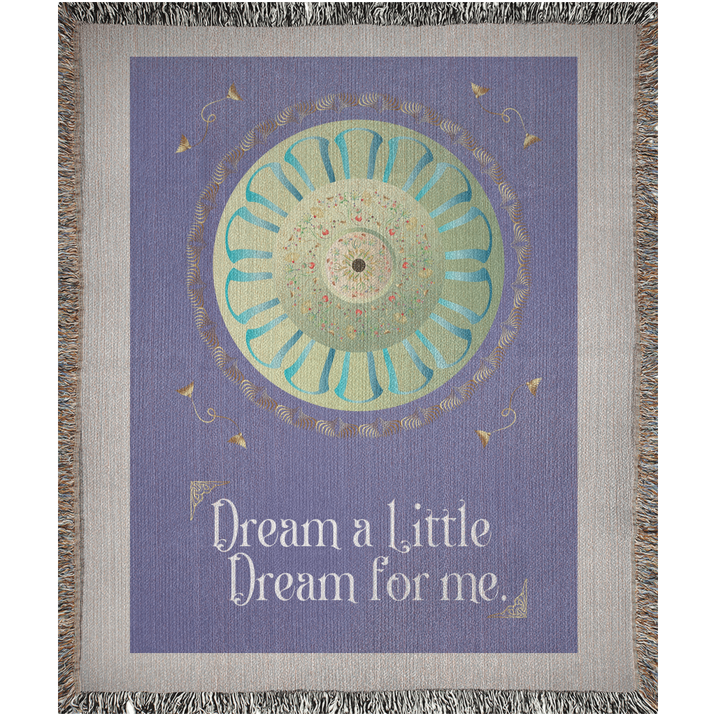 Woven Blankets Kukloso Kuklos No 4308 'Dream a Little Dream for me'- Free Shipping