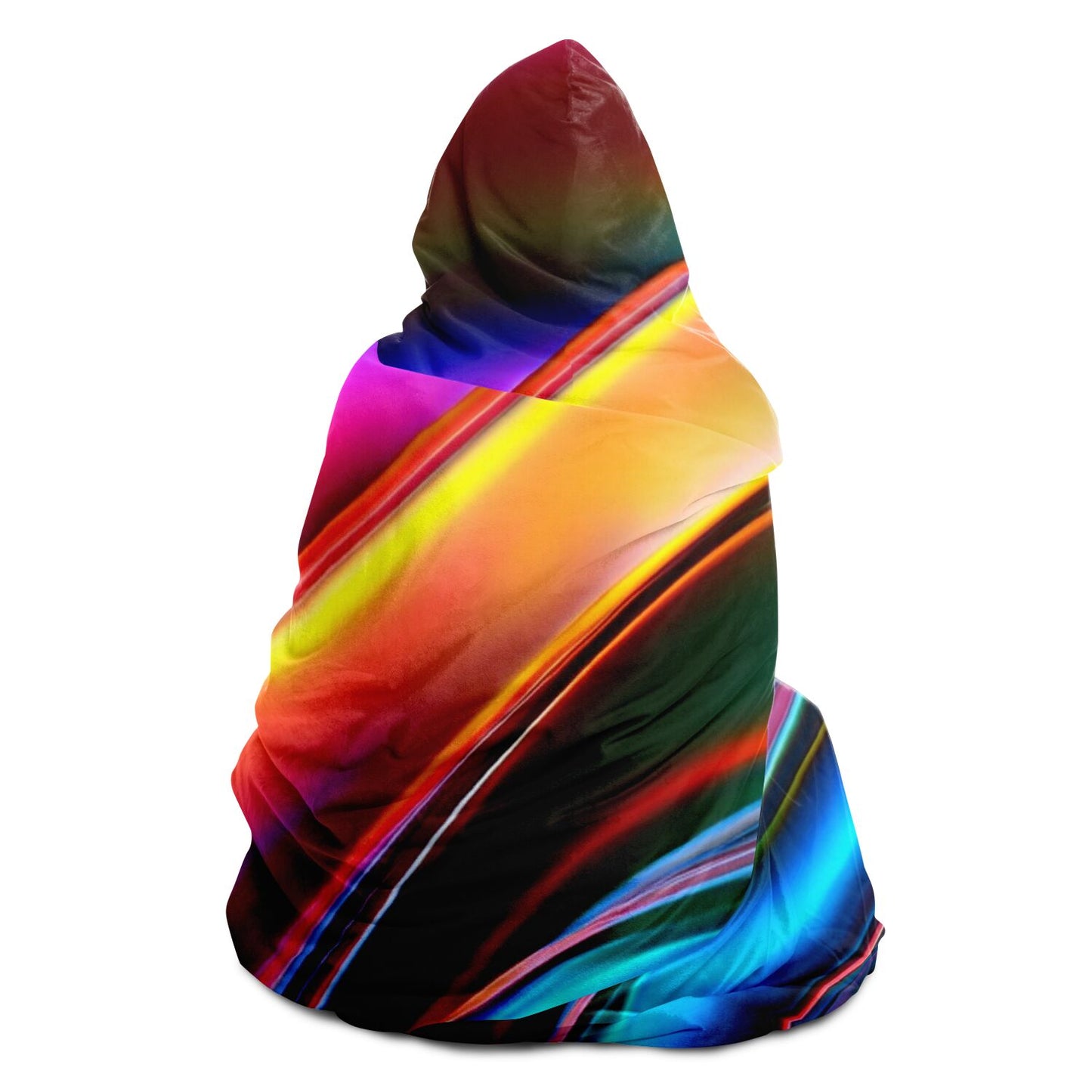 Hooded Blanket - AOP Kukloso Color Flows No 2 - Free Shipping