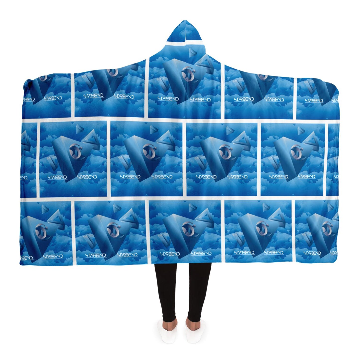 Hooded Blanket - AOP Kukloso StarBend - Free Shipping