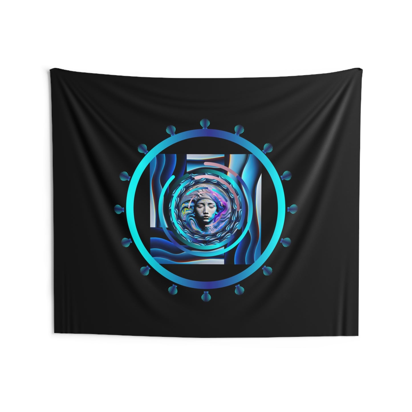 Indoor Wall Tapestries Kukloso 'Blue Siren' Free Shipping