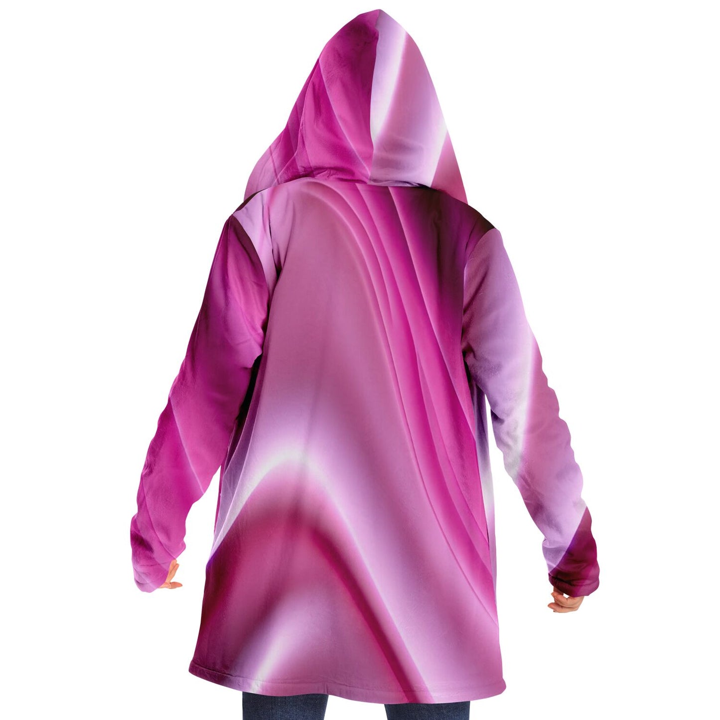 Microfleece Cloak - AOP Kukloso Color Flows No 9 - Free Shipping