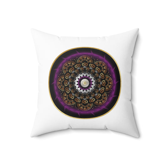 Spun Polyester Square Pillow Kukloso Mandala Designs Kuklos No 4477 & 4497 - Free Shipping