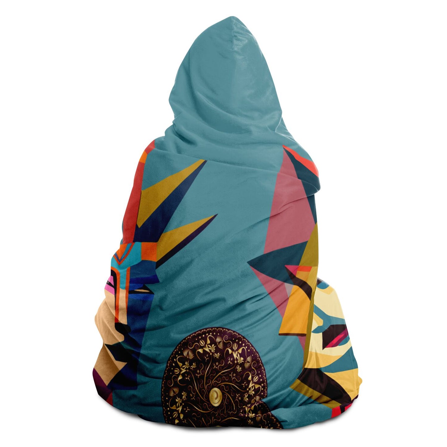 Hooded Blanket - AOP Kukloso The Couple No 2 - Free Shipping