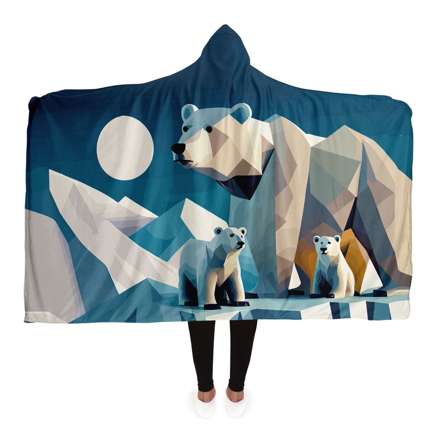 Hooded Blanket - AOP Kukloso The Three Bears No 2 - Free Shipping