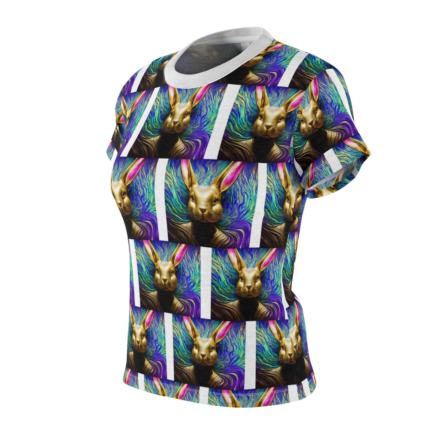 Women's Cut & Sew Tee (AOP) Kukloso Cubist Mr. Rabbit - Free Shipping