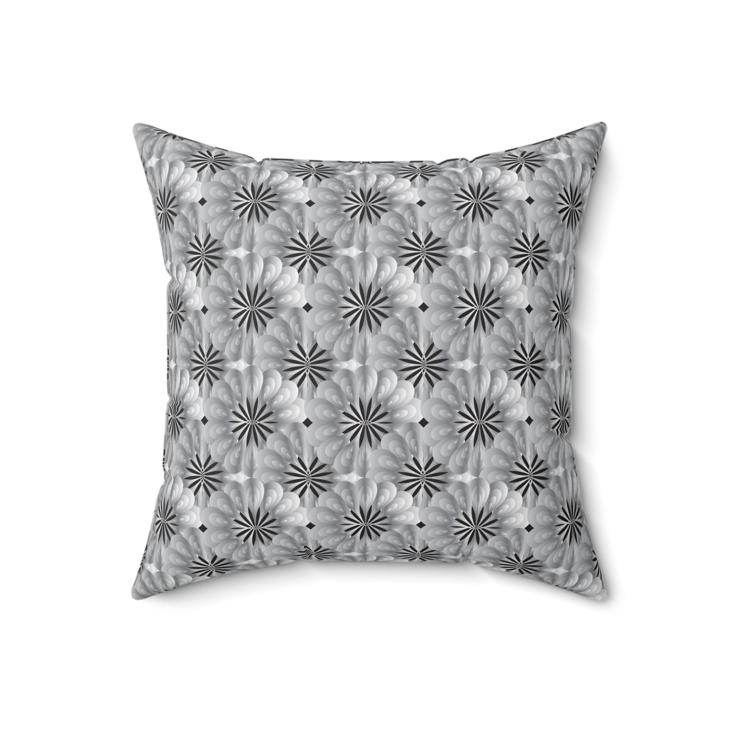 Spun Polyester Square Pillow Kukloso Fleurons No 46 - Free Shipping