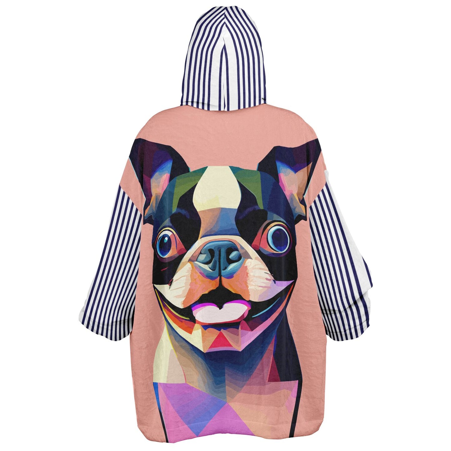 Snug Hoodie Economy - AOP Kukloso Cubist Boston Terrier Dog - Free Shipping