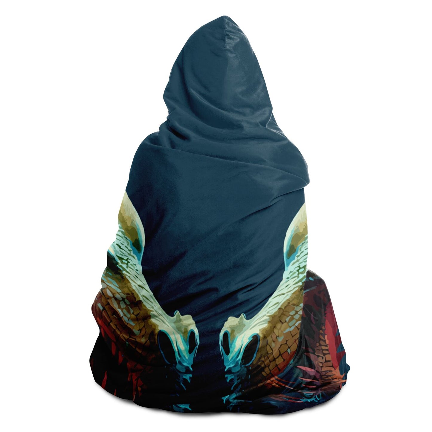 Hooded Blanket - AOP Kukloso Two Dragons No 1 - Free Shipping