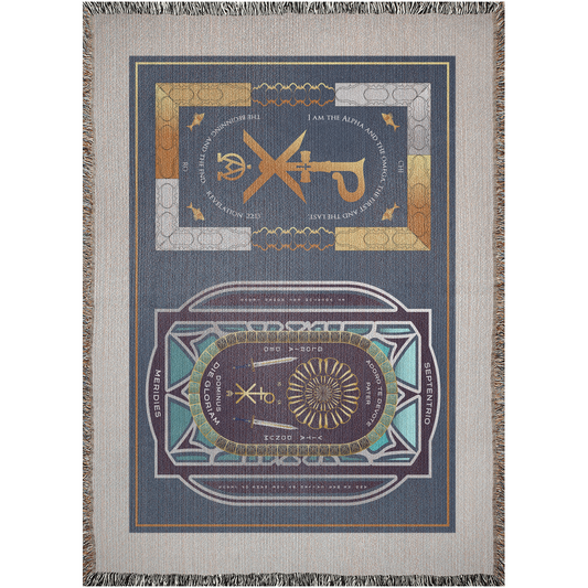 Woven Blankets Kukloso Revelation 22:13, Adoro Te Devote - Free Shipping